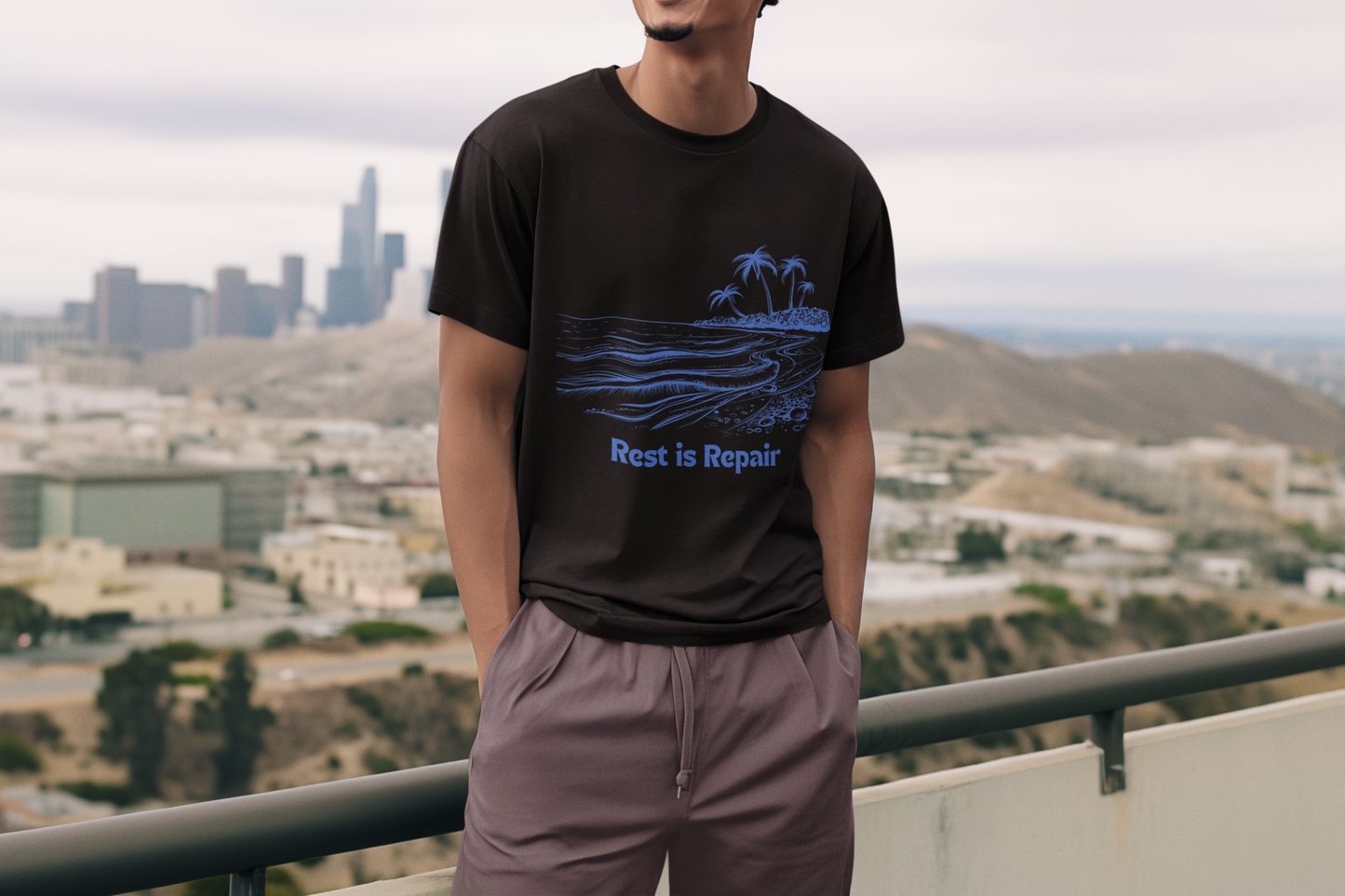 Unisex t-shirt Rest is Repair