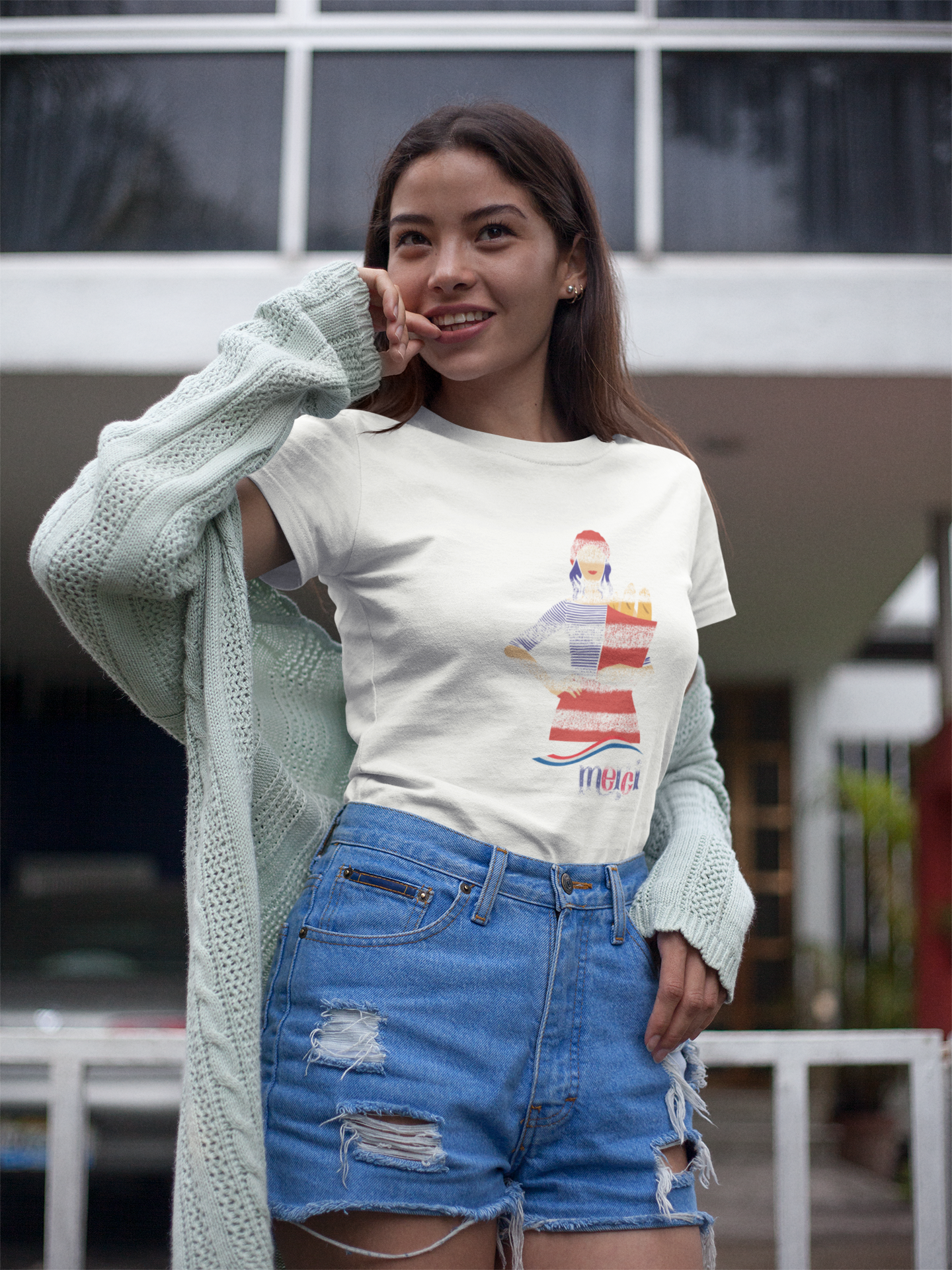 Unisex t-shirt Merci