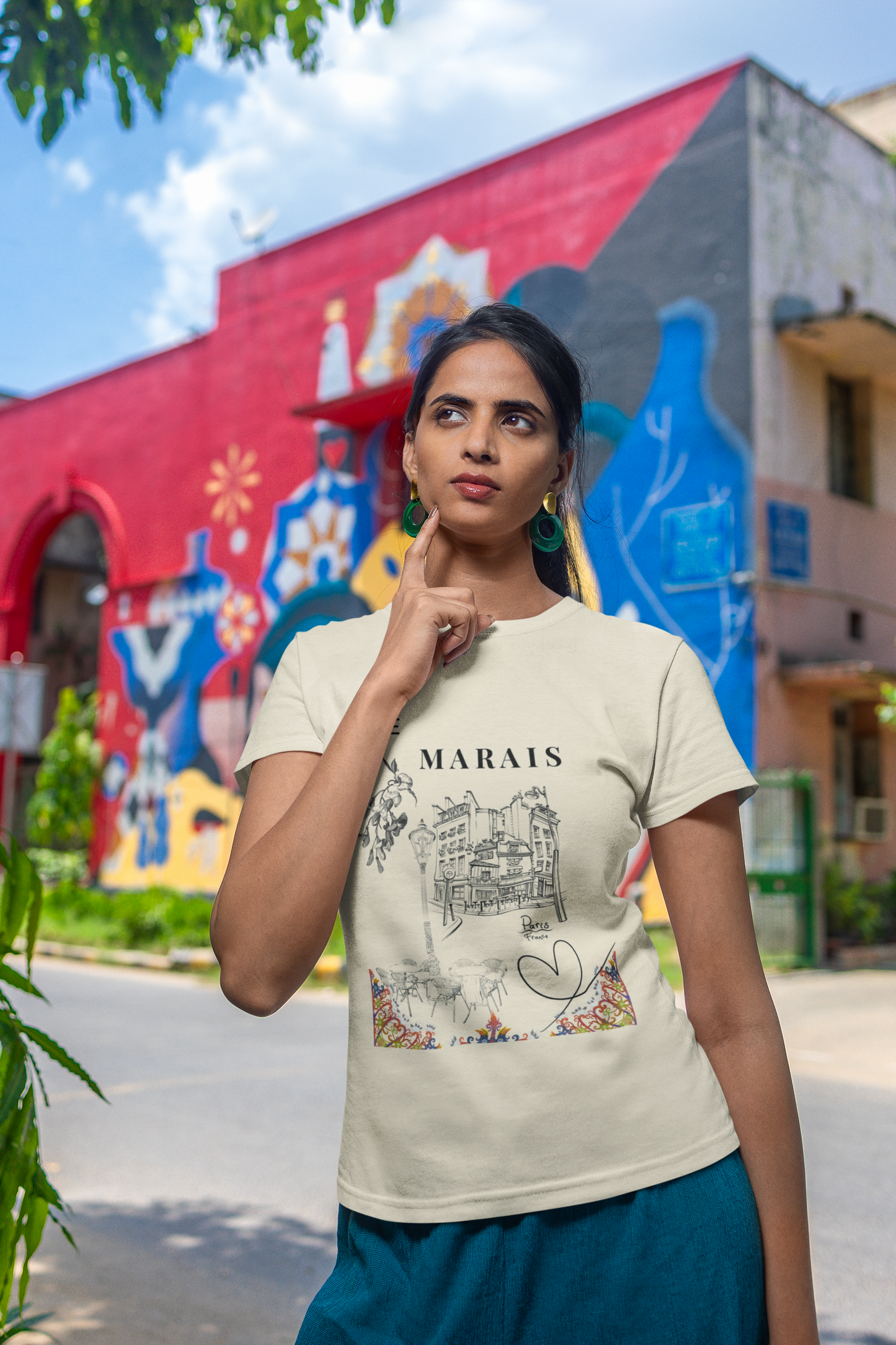 Unisex t-shirt Le Marais