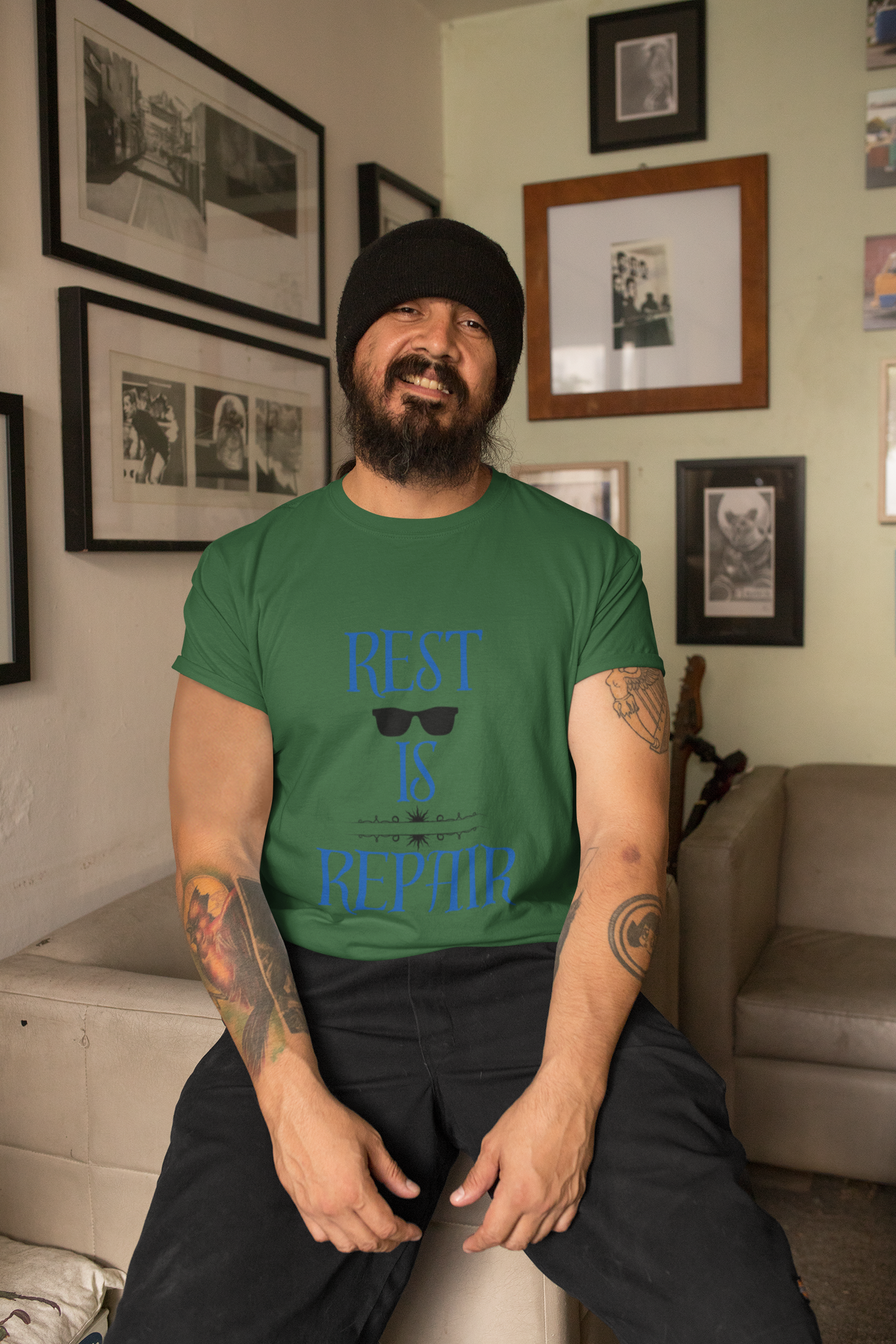 Unisex t-shirt Rest is Repair no.2