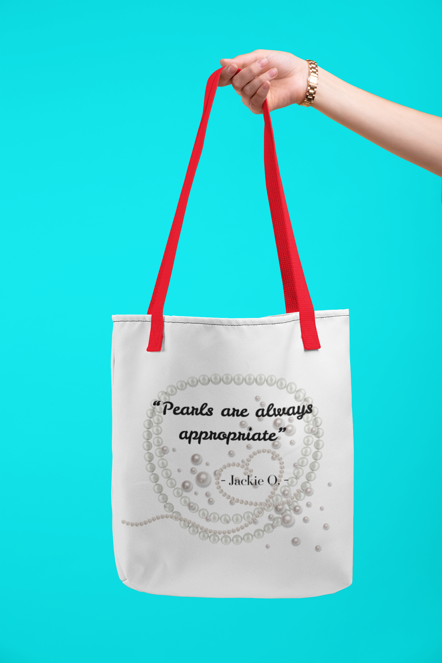 Tote bag Pearls
