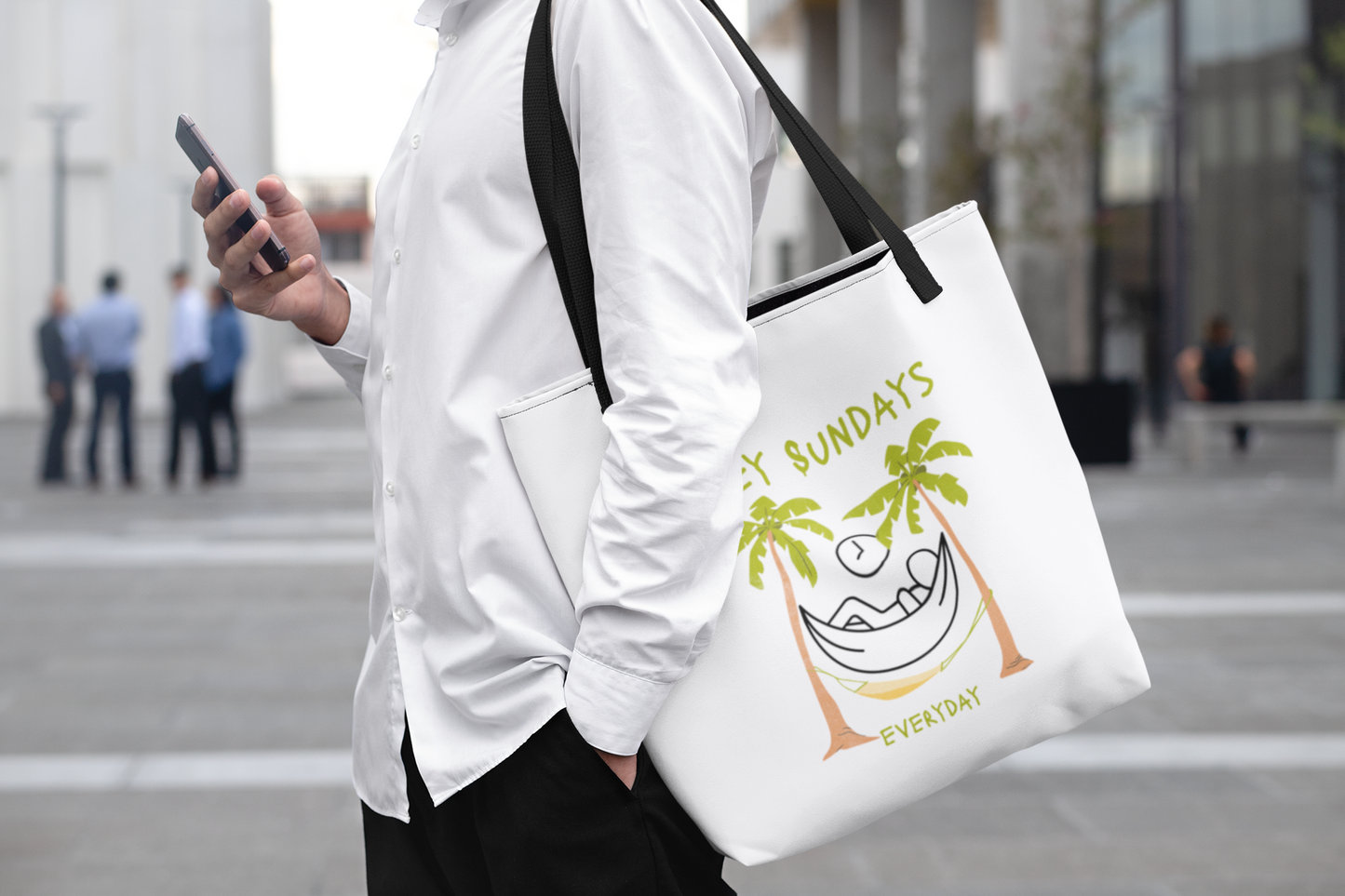 Tote bag Lazy Sundays