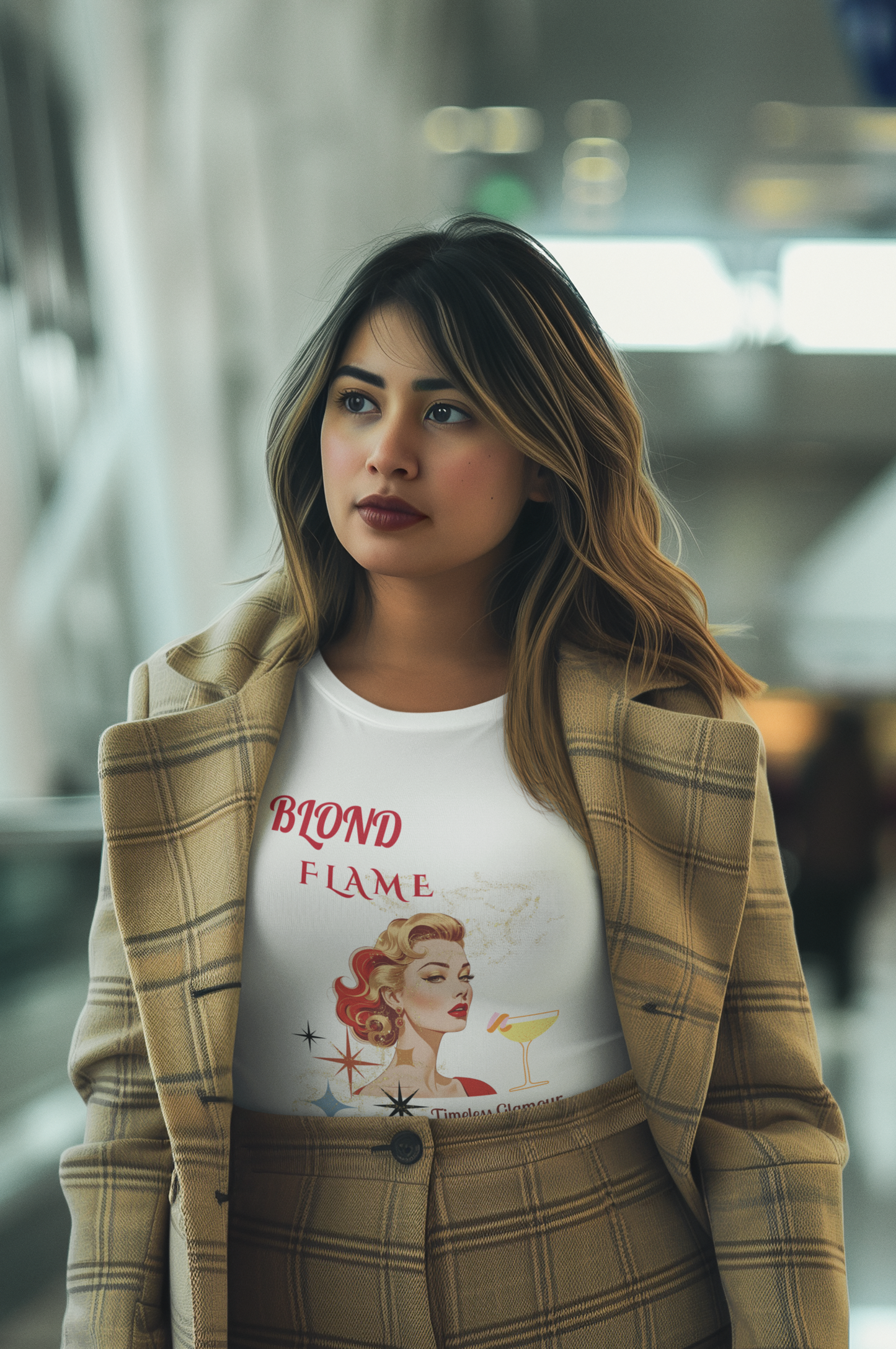 Unisex t-shirt Blond Flame