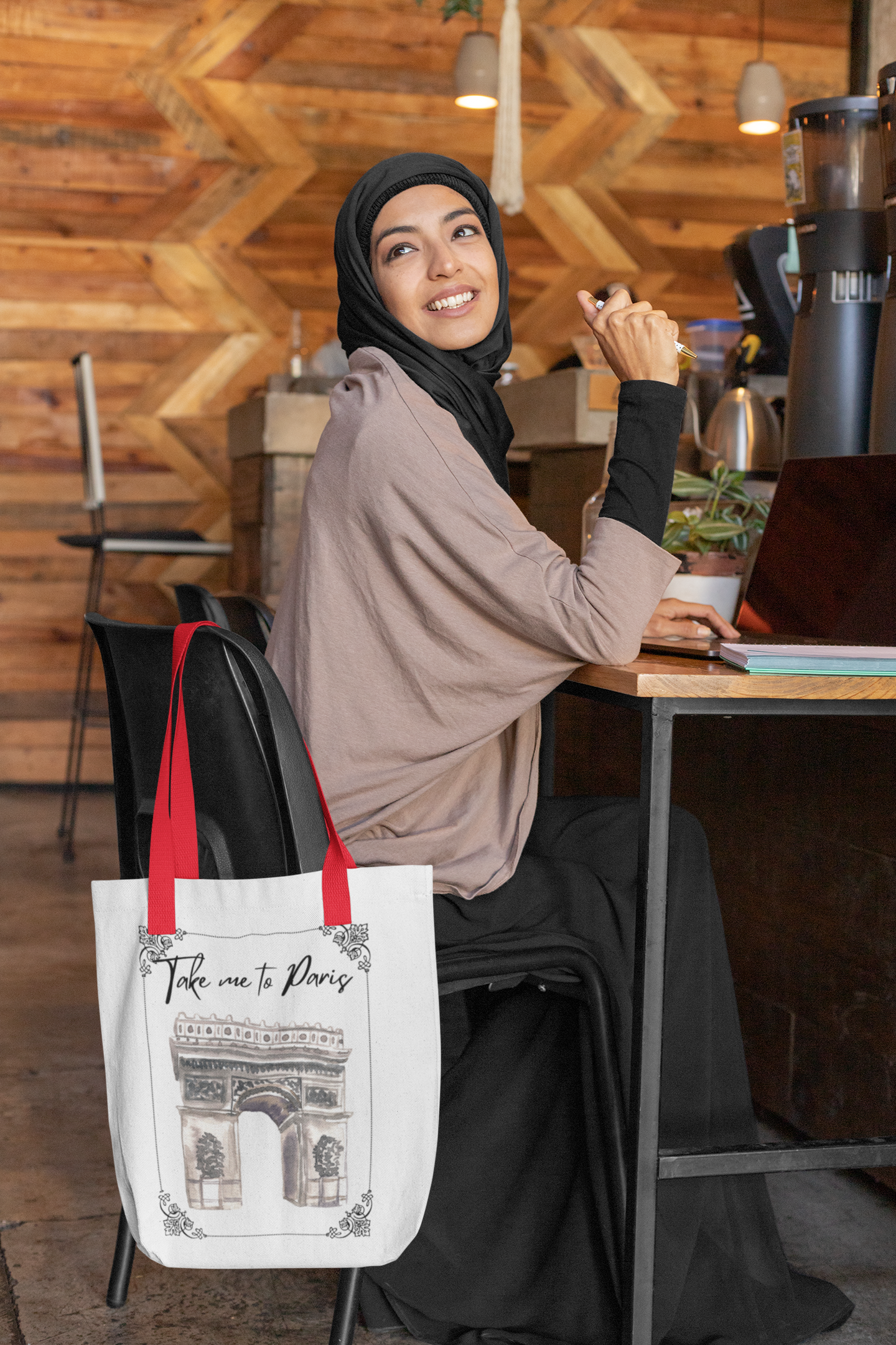 Tote bag Take me to Paris
