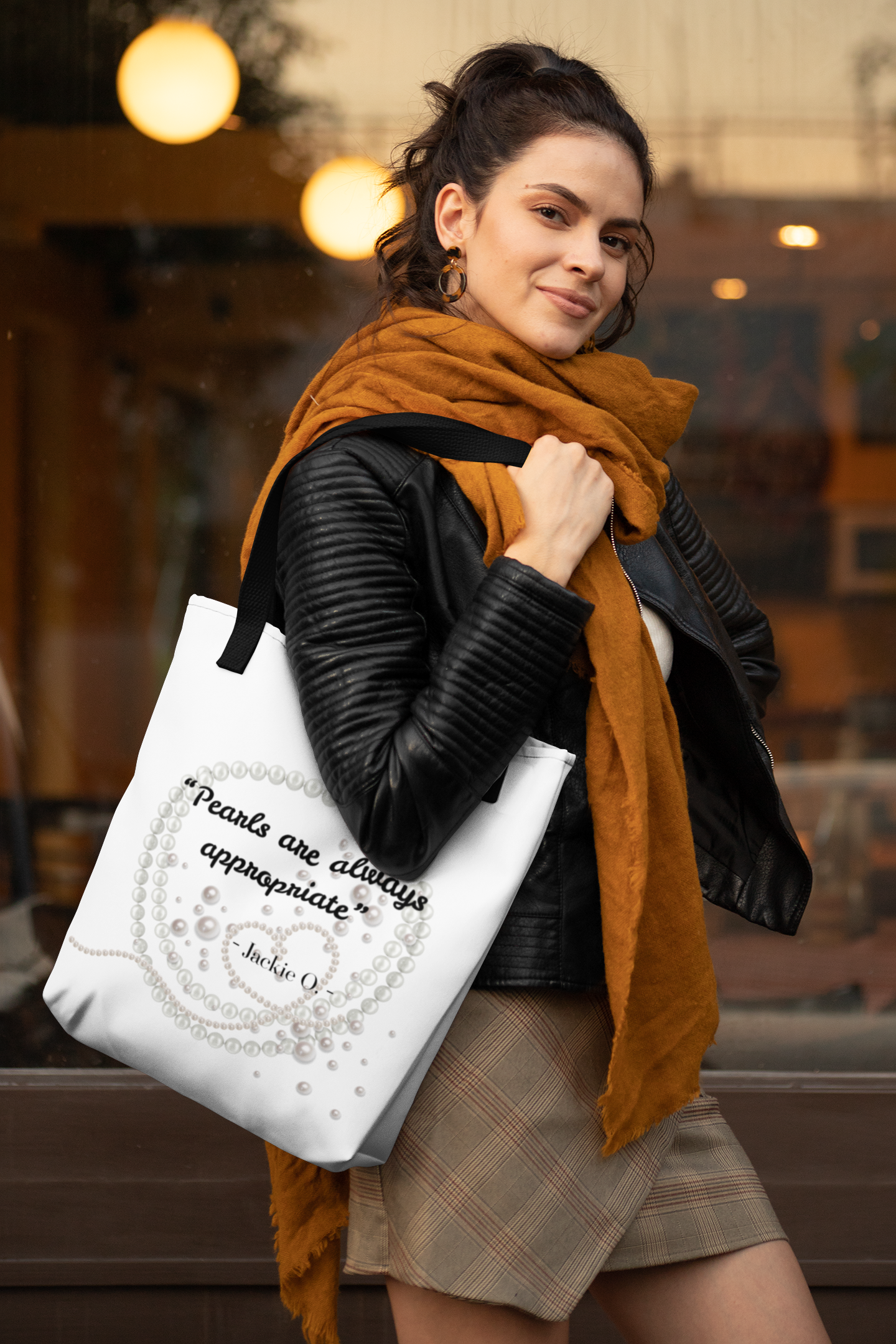 Tote bag Pearls