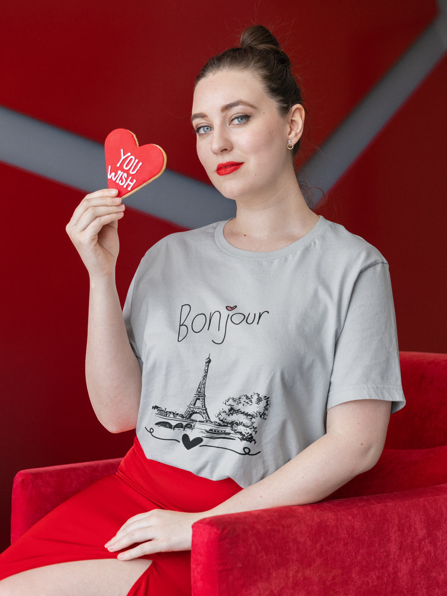 Unisex t-shirt Bonjour
