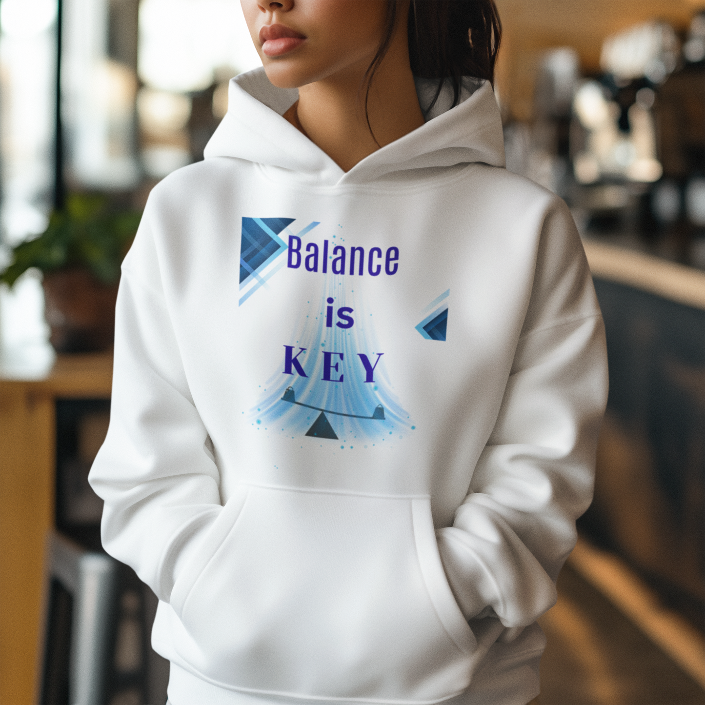 Unisex essential eco hoodie Balance
