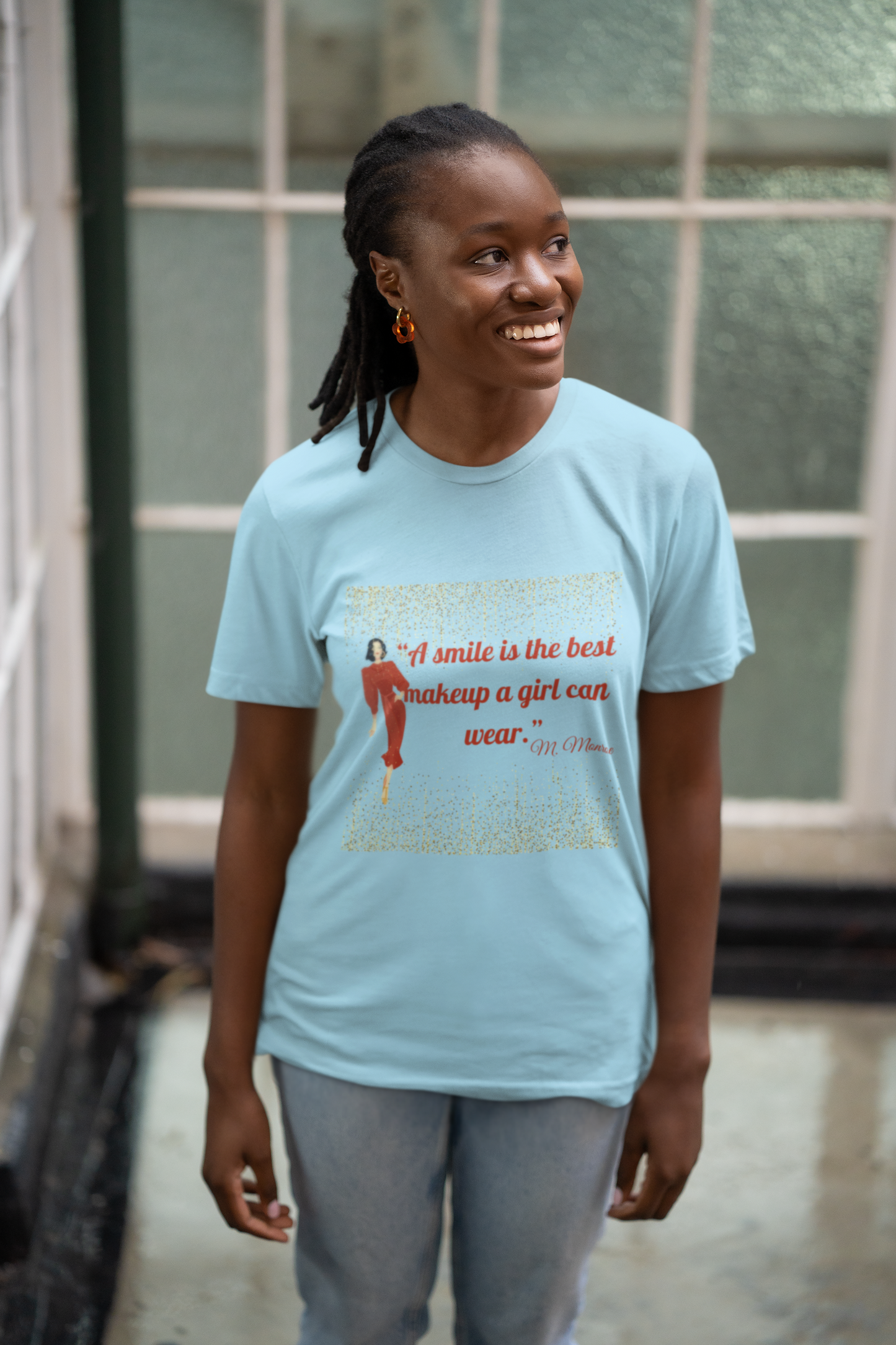 Unisex t-shirt Blonde Flame "Smile"