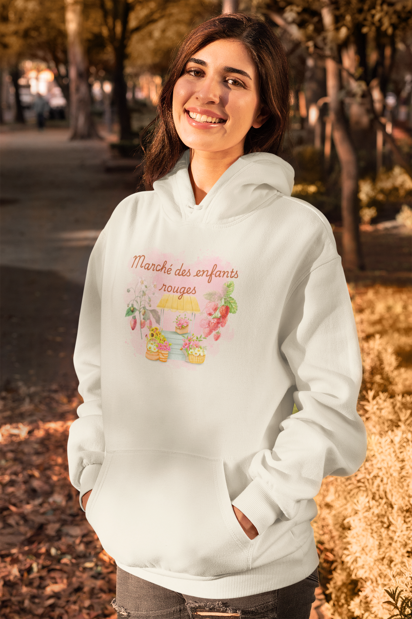 Unisex essential eco hoodie Marché