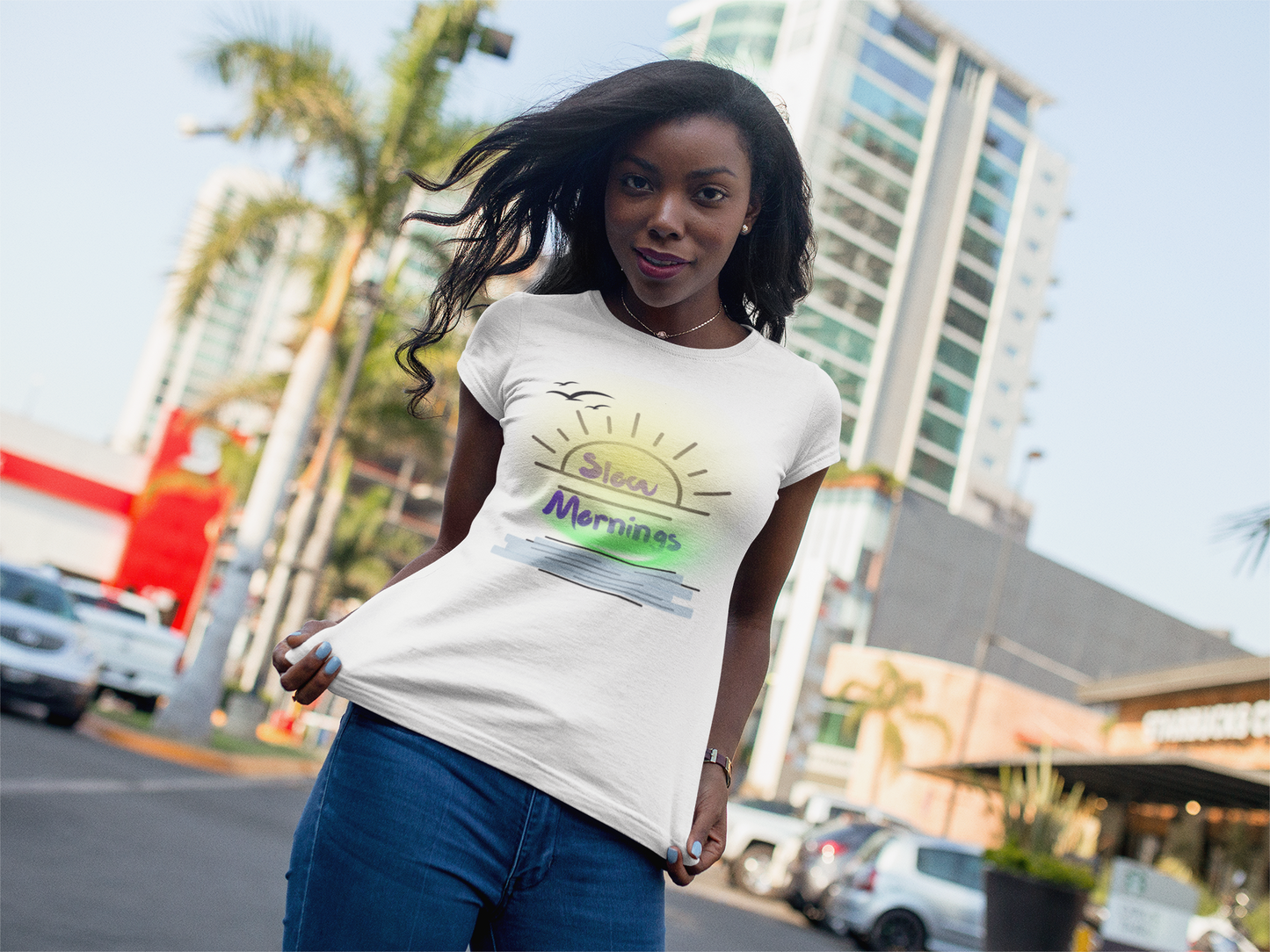 Unisex t-shirt Slow Mornings