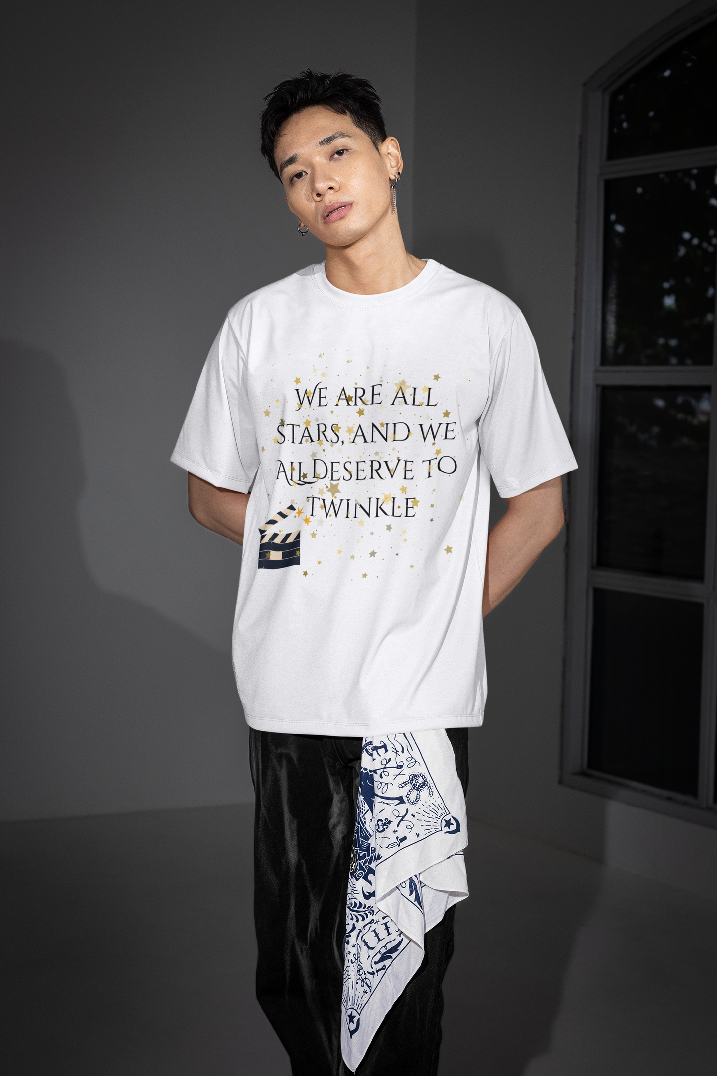 Unisex t-shirt Blonde Flame "Stars"