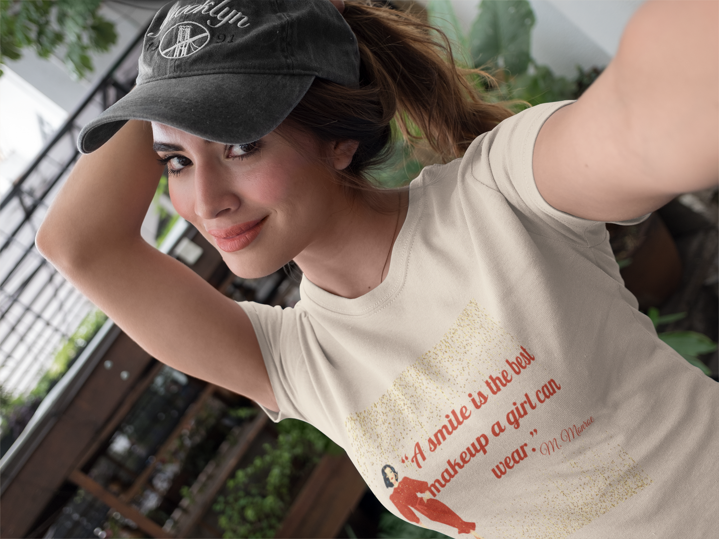 Unisex t-shirt Blonde Flame "Smile"